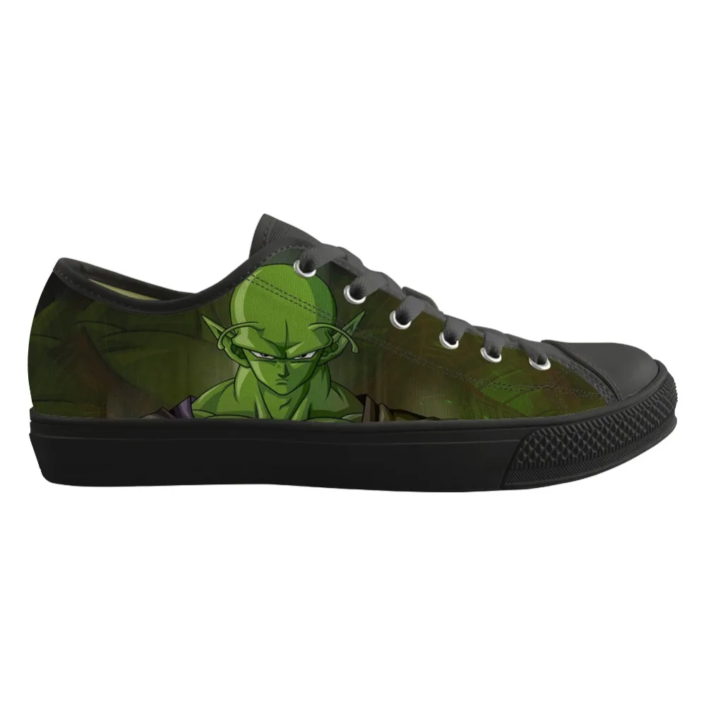 

ELVISWORDS Piccolo Dragon Ball Vulcanized Shoes Super Saiyan Low Top Men and Boys Goku Outdoor Fashion Shoe Cool Trainer