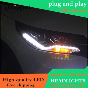 

Car Styling Headlight For Honda CR-V CRV headlights 2012-2014 head lamp LED DRL front light Bi-Xenon Lens xenon HID