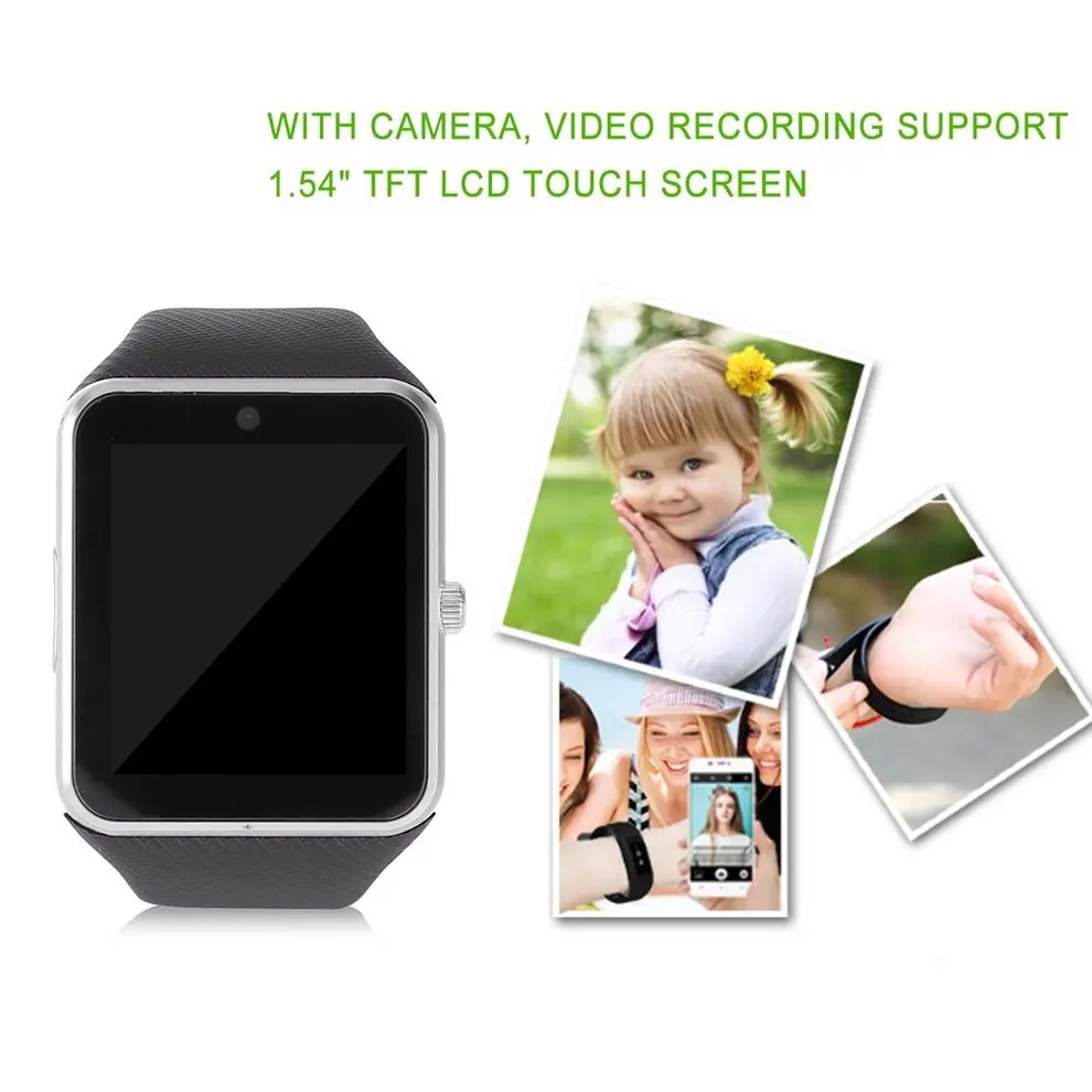 

5PCS Waterproof 2G Smart Watch with 1.54 Inch TFT LCD Touch Screen SIM Phone Mate for IOS for Android