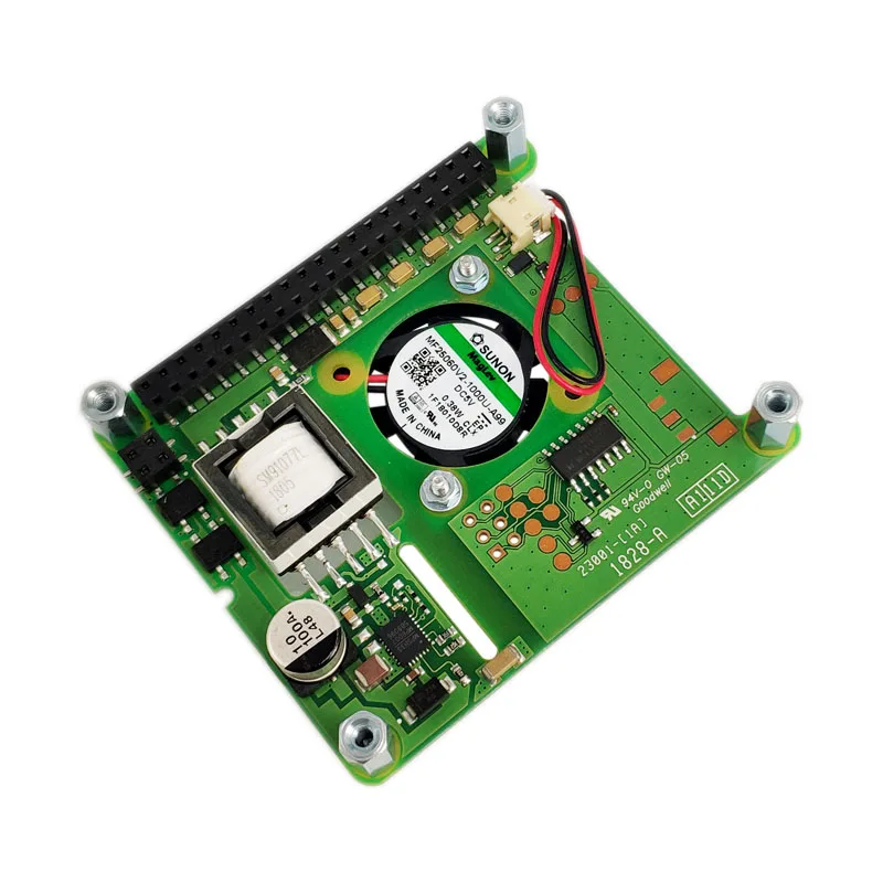 Raspberry Pi PoE HAT обеспечивает питание Raspberry Pi 4 модели B и Raspberry Pi 3 Model B+ через Ethernet-кабель