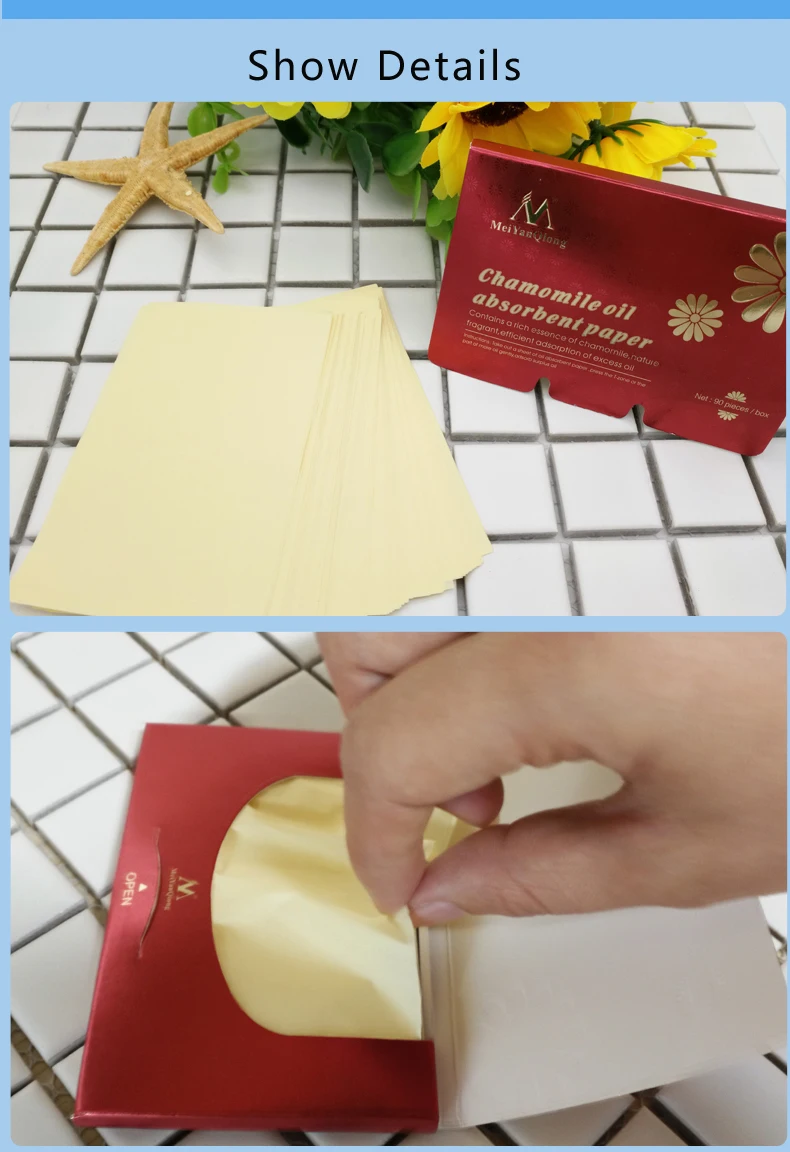 2 коробки масло ромашки абсорбирующая бумага уход за кожей сужает поры ароматная Сыворотка для лица эффективная Адсорбция чистое излишки масла растение