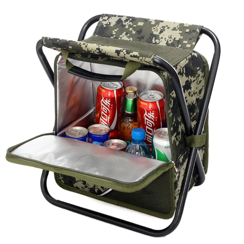 

Portable Storage Ice Bag /Multifunctional Folding Outdoor Stool bag with Insulation