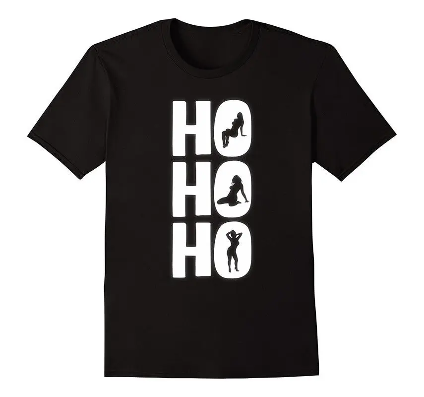 Ho Sexy Simple English Letter Funny Christmas Fashion Comfort 2018 New Short Sleeve Casual T-Shirt Tee | Мужская одежда