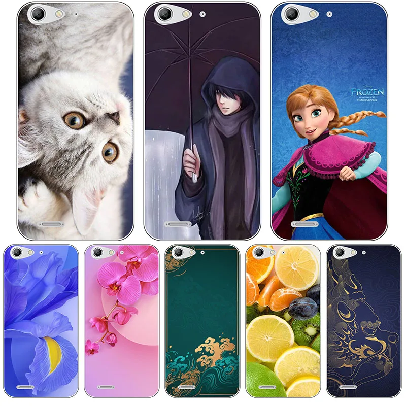 

Cute Fashion Flower Case For ZTE Blade X7 Blade Z7 V6 D6 T660 T663 5.0" Cases Pattern Phone Cover Fundas Coque Soft Animal Shell