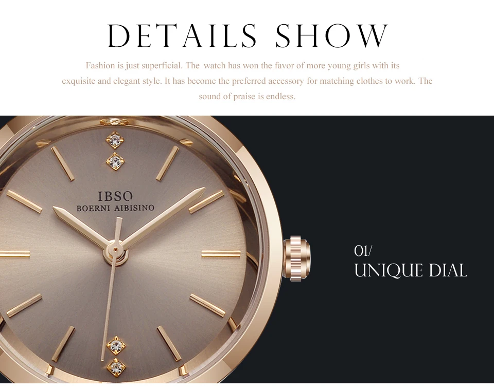 IBSO S8688L Luxury Ladeis Watch 10