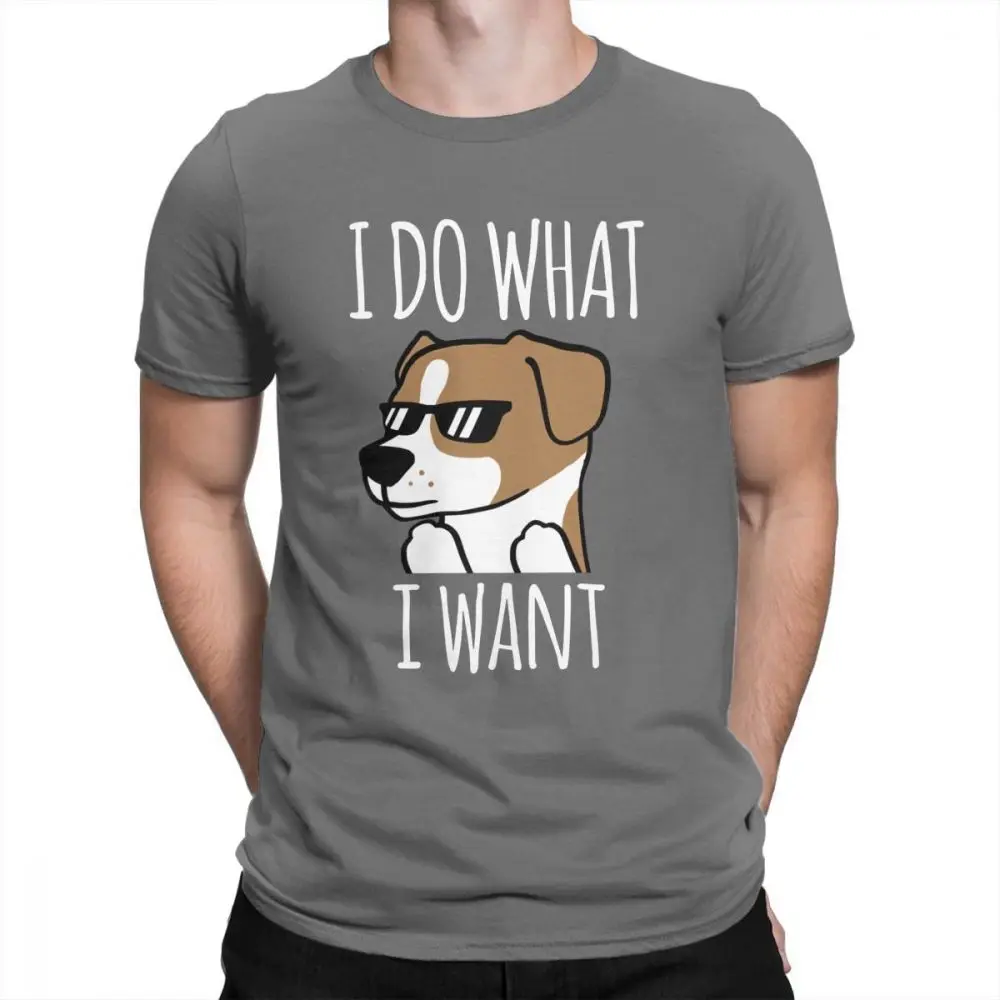 

Funny I Do What I Want Jack Russell Terrier Dog T Shirts Man 4XL 5XL 6XL Clothes Hip-hop T-Shirt Crew Neck Cotton Tees