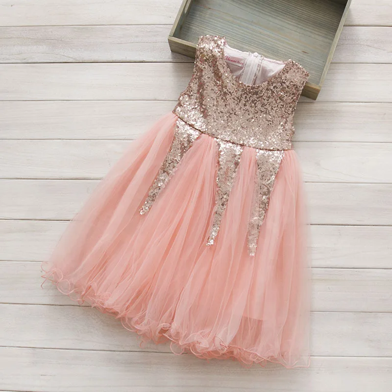 Pink Party Dress for Girls