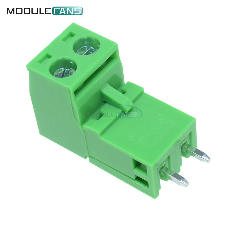 

10Pcs KF2EDGK KF-2P 2PIN Right Angle Plug-in Terminal Contor 5.08mm Pitch
