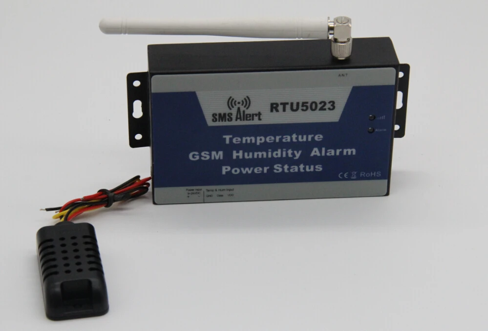 Низкая стоимость приложения GSM AC мощность сигнализации мониторинга/gsm sms Мощность монитор сигнализации системы/RTU5023 GSM сигнализация окружающей среды с 1 м датчиком
