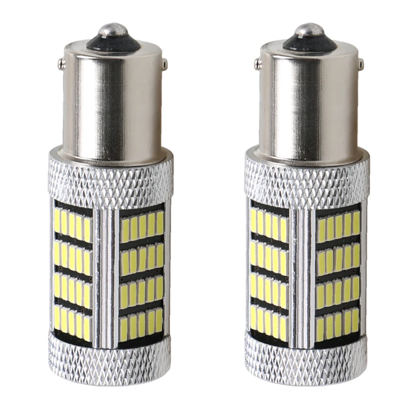 Комплект из 2 предметов 1156 BA15S P21W 92 smd 4014 светодиодный автомобиль хвост лампы тормоза светильник s Автоматический обратный резервный лампы дневного света светильник белого и красного цветов, 12v