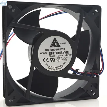 

Original EFB1348VHE Computer Cooling Axial Fan DC 48V 0.54A 25W 12738 127*127*38mm 3 Wires 4200RPM EFB1348VHE-BF00