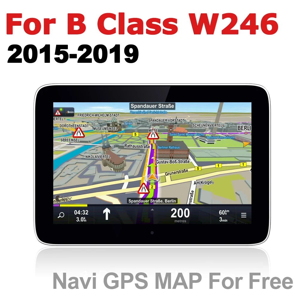 Clearance Android 7.0 up Car Multimedia player For Mercedes Benz B Class W246 2015~2019 NTG WiFi GPS Navi Map Stereo Bluetooth 1080p 4