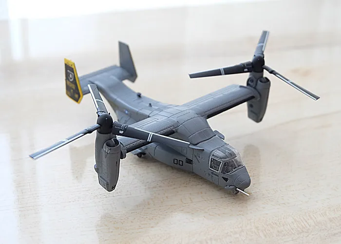 1/144 масштабная литая под давлением модель самолета Boeing Bell V-22 Osprey Modelismo Военный транспортный самолет из сплава игрушки для детей