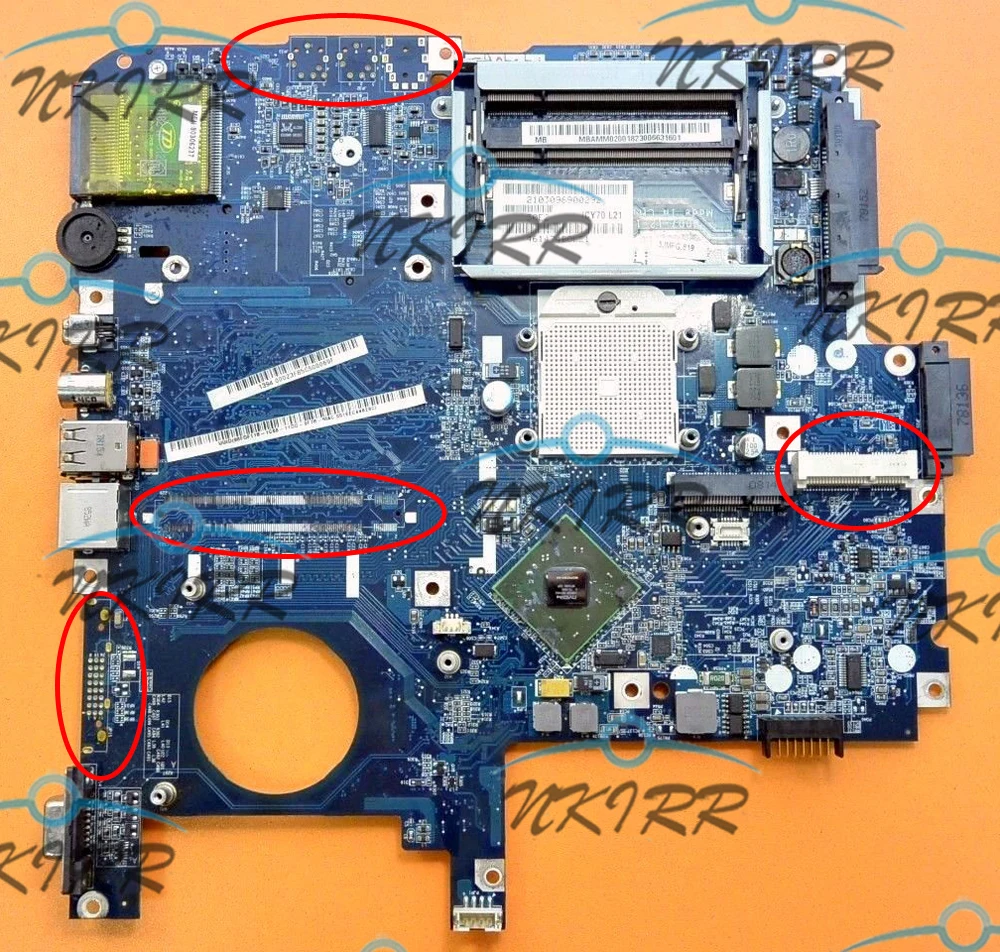 ICW50 LA 3581P ICY70 L21 L24 L12 L11 MB.AJ702.003 MB.AMM02.001 материнская плата для Aspire 7520 7220 5520 7520G