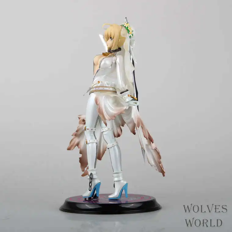 Аниме fate/Ночная фигурка figma Nero свадебное платье саблей украшение ПВХ Коллекция
