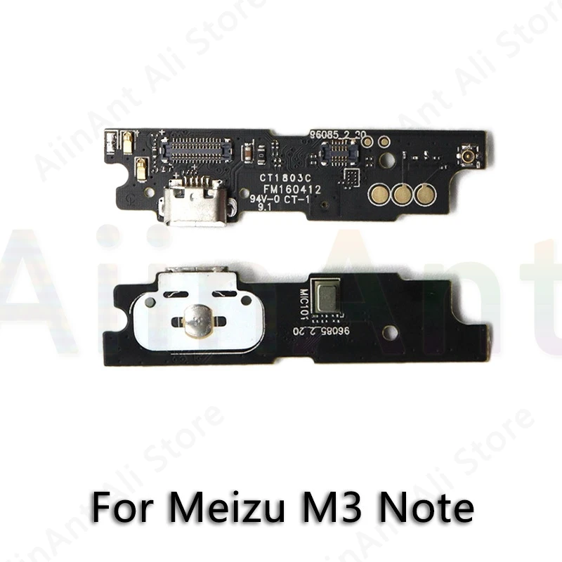 Оригинальная зарядная плата PCB Flex для Meizu M1 M2 M3 M3s M5 M5s M6 Note Mini U10 U20 USB порт разъем док-станция для зарядки гибкий кабель - Цвет: M3 Note