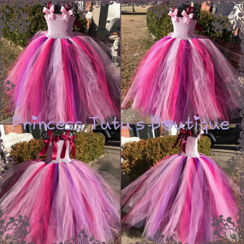 

POSH DREAM Flower Girl Tutu Dress Spring Bloom Multi Kids Girls Tutu Dress Special Occasion Children Ball Gown Dress for Party