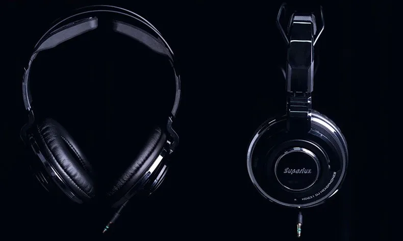 Superlux HD631 профессиональные закрытого типа DJ наушники монитор уровень hifi бас Музыка наушники гарнитура