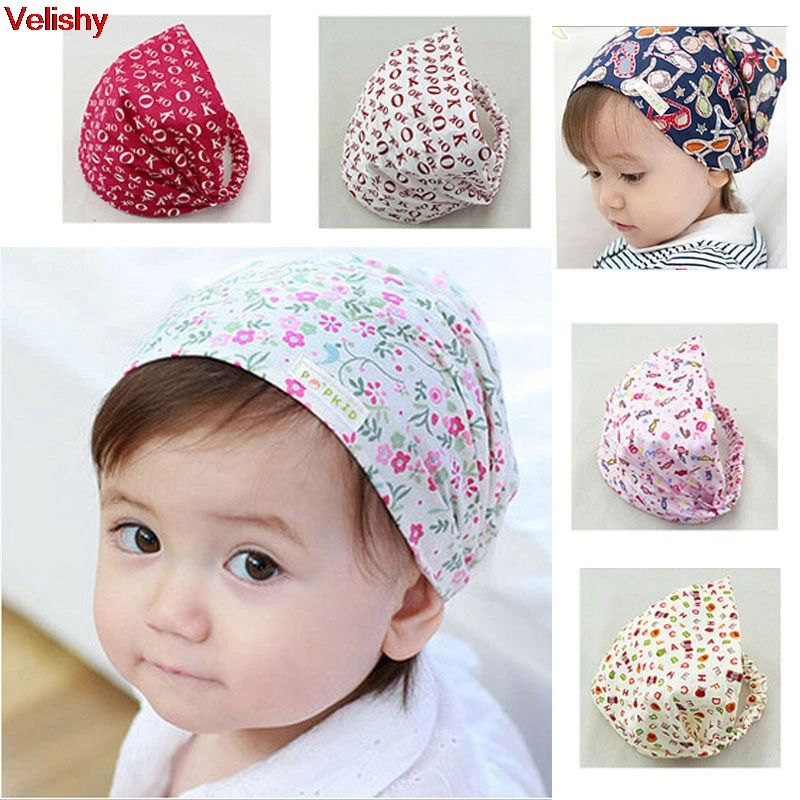 

Velishy-Bandana Hats Women Mom Flower Headband Hair Wear Accessories Headscarf Headwears 8 Colors On Sale