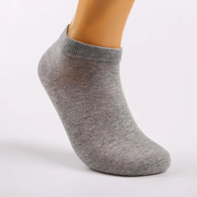 Buy 5pairs/lot men summer mesh ankle socks cotton male