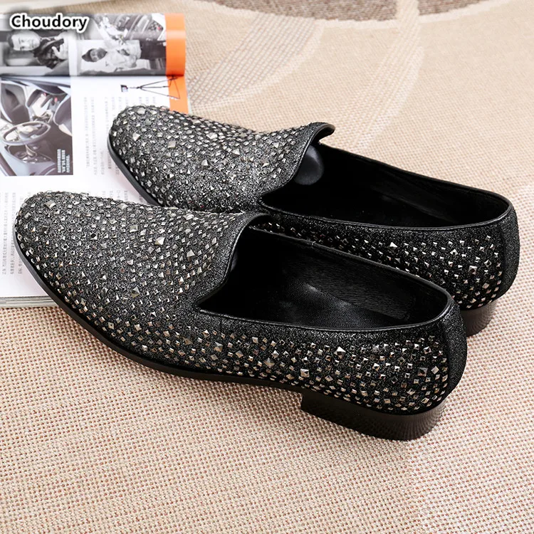 mens rhinestone shoes