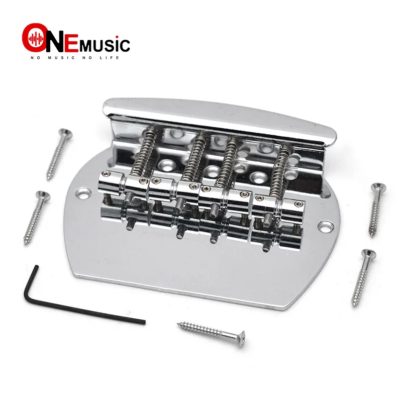Bass Bridge Heavy 4 String Curved Bass Guitar Bridge For Electric Bass