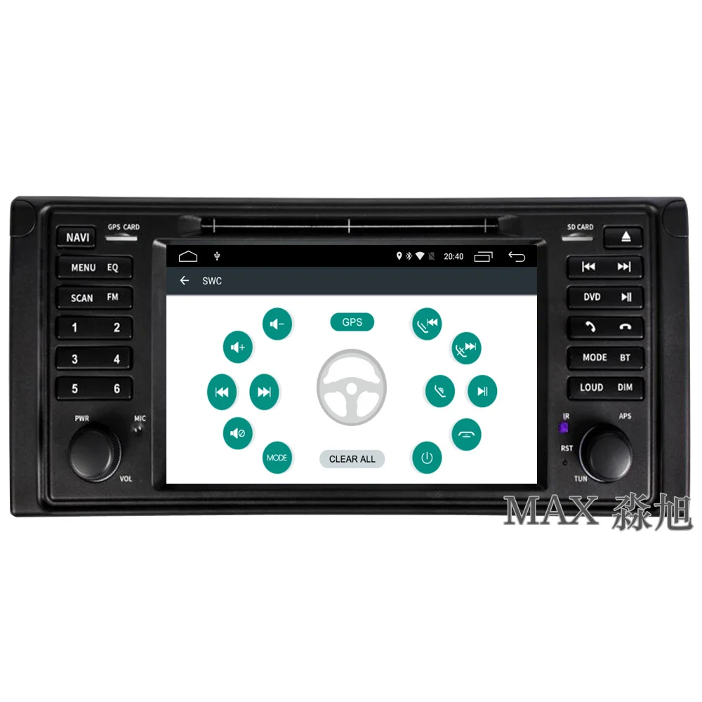 Discount 2G+16G GPS Navigation System Car DVD Player for BMW E53 X5 E39 M5 with Car Radio DAB+ Bluetooth swc free map 4G WIFI CD Player 3