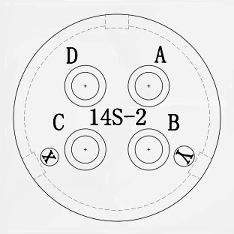 Военный стандарт Кабельные соединители MIL-DTL-5015 сервопривода 14S-9 2 контактный разъем 3-контактный 14S-7 14S-6 14S-5 14S-2