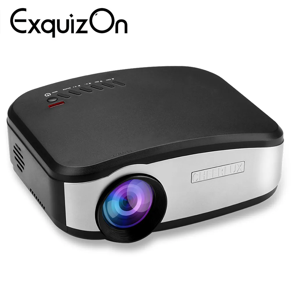 70 new C6 Mini LED&LCD Projector 800x480 Pixels 1200 Lumens Home
