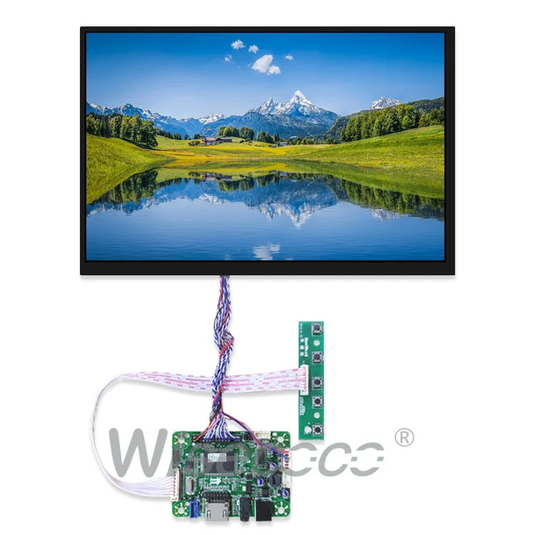 Wisecoco 10,1 дюйма 1920 × 1200 TFT ЖК-монитор+ плата драйвера HDMI LVDS 45Pin для Raspberry Pi 3/2 модели B/PC Windows 7