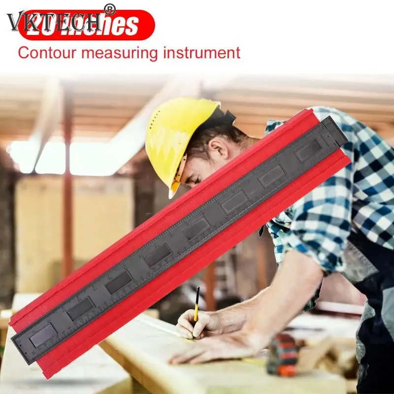 20 Inch Plastic Profile Copy Gauge Contour Gauge Duplicator Tiles Wood Marking Tool Tiling Laminate