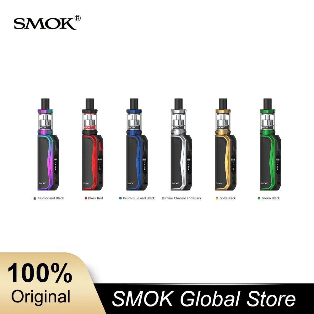 Оригинальный набор Smok Priv N19 1200 мАч 2 мл Vape Pen Nord 19 Tank Mesh Coil электронных сигарет vs