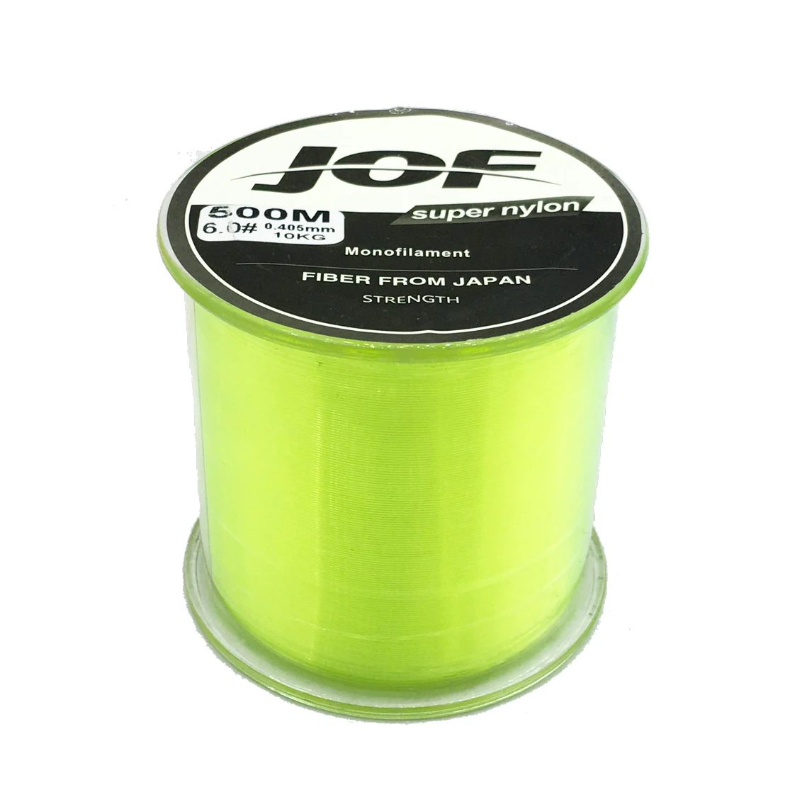 new design 100-500m nylon fishing line 8 color super strong monofilament line for bass carp japan transparent pesca rope - Цвет: YELLOW