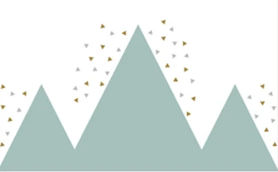 Яркий Tuya Art пыльно-розовый треугольник moutains дизайн для гостиной настенный Декор bakckground детская комната обои для стены - Цвет: Яркий