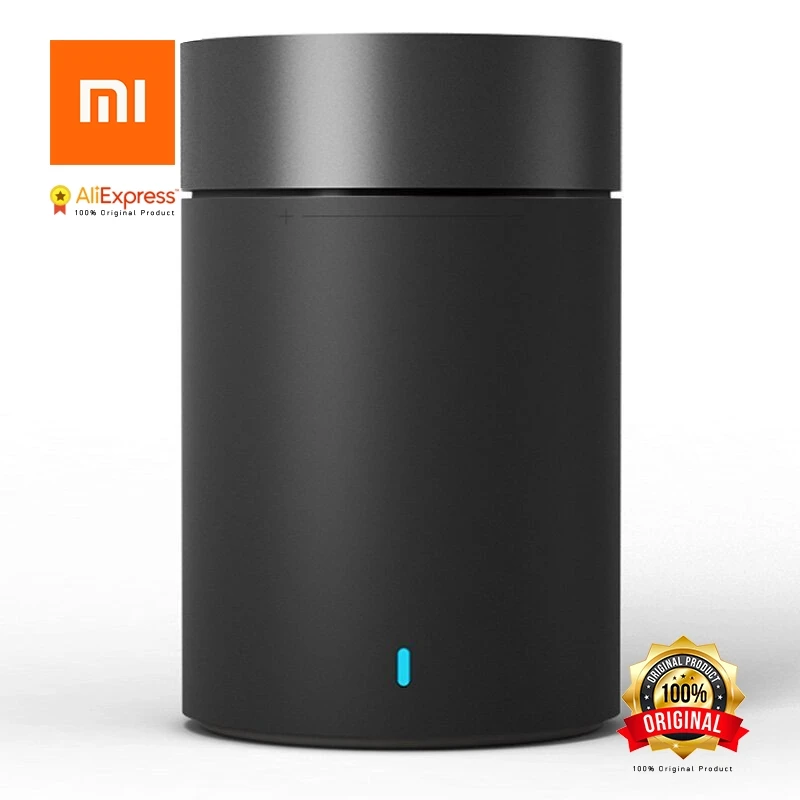 Xiaomi mi Динамик пушки 2 mi ni Smart Bluetooth 4,1 Портативный Беспроводной сабвуфера Wifi громкий Динамик для iPhone, Android MP3 - Цвет: Black