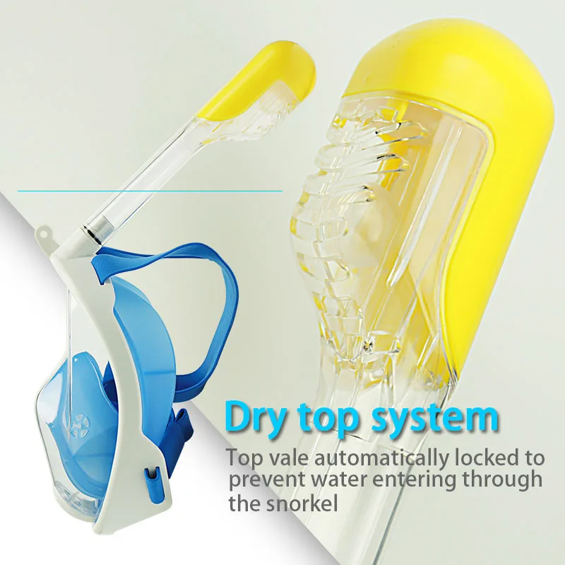 كامل الوجه الغوص أقنعة رؤية بانورامية مكافحة الضباب مكافحة تسرب السباحة غص الغوص تحت الماء قناع الغطس GoPro متوافق كامل الوجه الغوص أقنعة رؤية بانورامية مكافحة الضباب مكافحة تسرب السباحة غص الغوص تحت الماء قناع الغطس GoPro متوافق