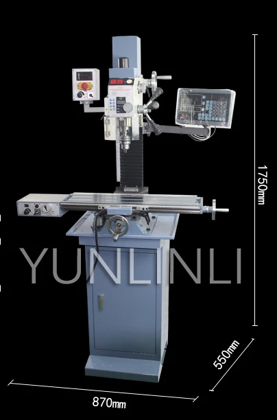 25mm Drilling and Milling Machine Multi-function Desktop Driller Milling Machine Industrial Metal Processing Machine FS-25V