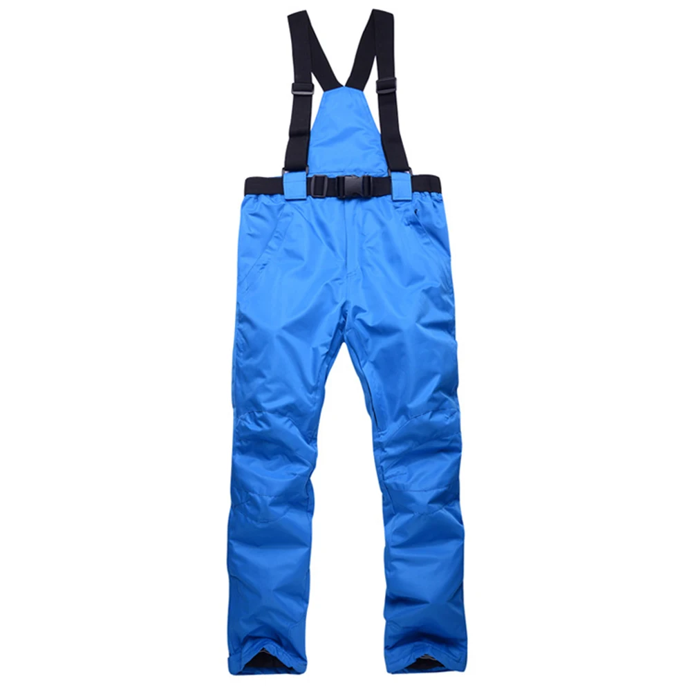 Women Men Trousers Winter Warm Suspenders Windproof Ski Pants Colorful