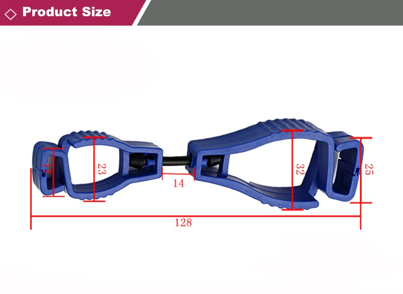 Перчатка клип пластиковые рабочих Перчатки клипы на-1 Тип работы зажим безопасности работы Перчатки гвардии труда поставок корабль разные