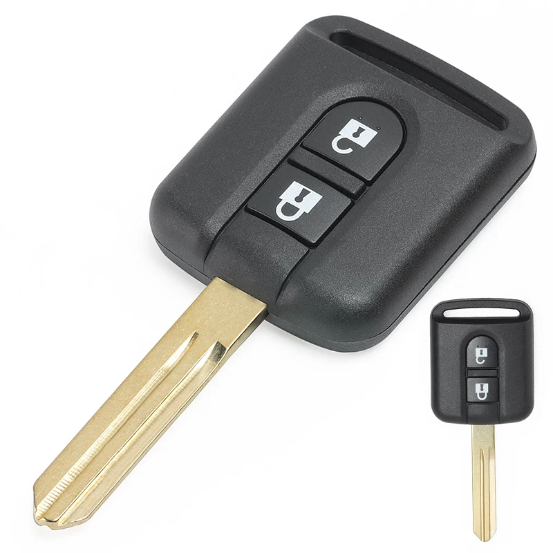 KEYECU 1x/2x для Nissan Qashqai Pathfinder, Navara Micra Almera Замена 2 кнопки дистанционного ключа автомобиля оболочки чехол Fob