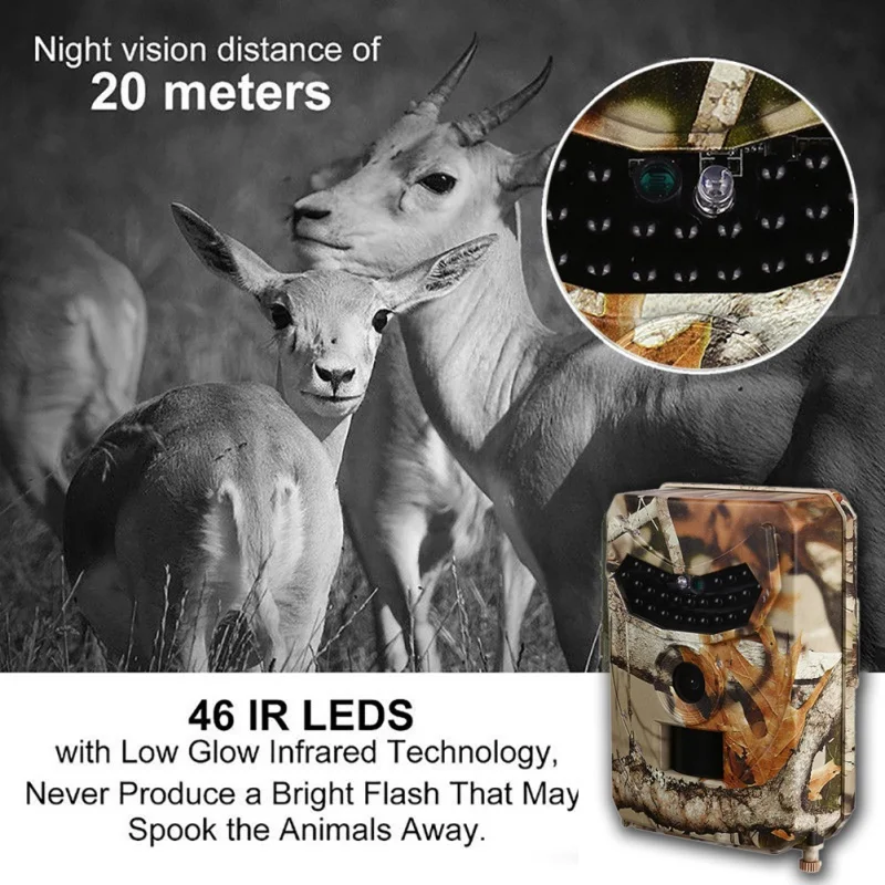 

New Wild Camera Photo-Traps Motion Triggered Hunting Wild camera Trap Waterproof Outdoor Night Vision Trail Camera