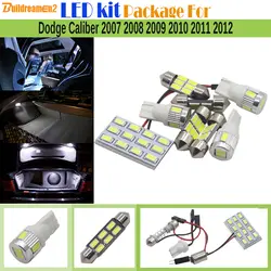 Buildreamen2 Авто 5630 SMD LED лампы светодиодные комплект пакет белый для Dodge калибра 2007-2012 салона Карта Купол поворотника