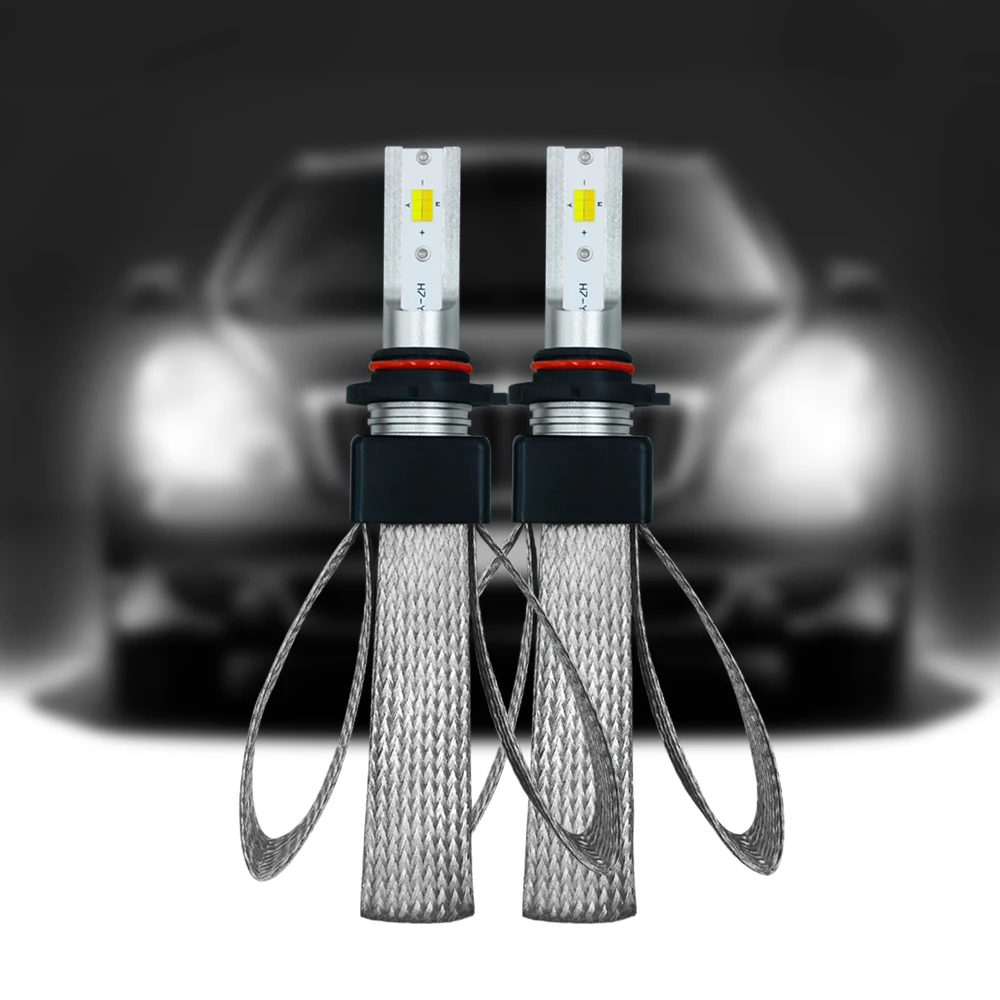 Новые 3 Цвет H4 Светодиодные Автомобильные фары 3000 K 4300 6000 H7 светодиодные 12 V H1 H8 H9