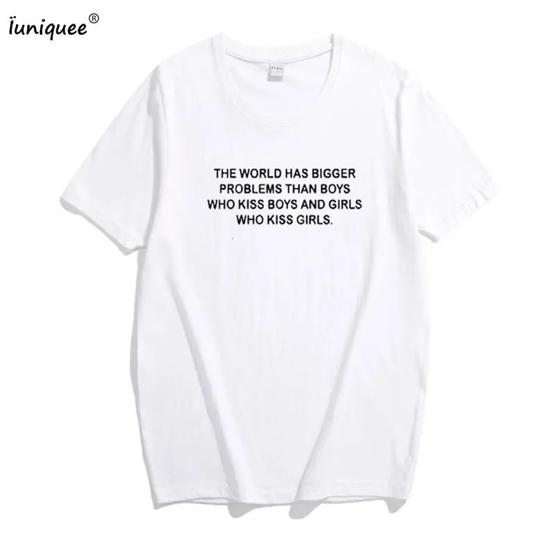 Blogger Big Problem Letter Printed Women T Shirt 2017 Summer Funny Shirt For Lady White Top Tee Hipster T-Shirt Femme Ropa Mujer