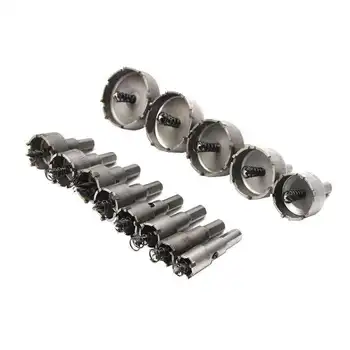 

HHO-13Pcs Carbide Tip Tct Bit Hole Saw Set Stainless Steel Metal Alloy Tool Hole Set
