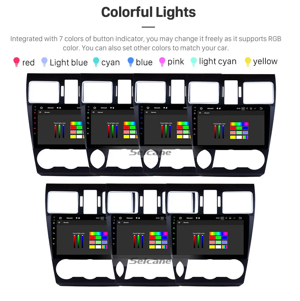 Discount Seicane Android 9.0 9 inch 2Din Car Radio Stereo Audio Multimedia Player GPS Head Unit For 2014 2015 2016 Subaru WRX forester 15