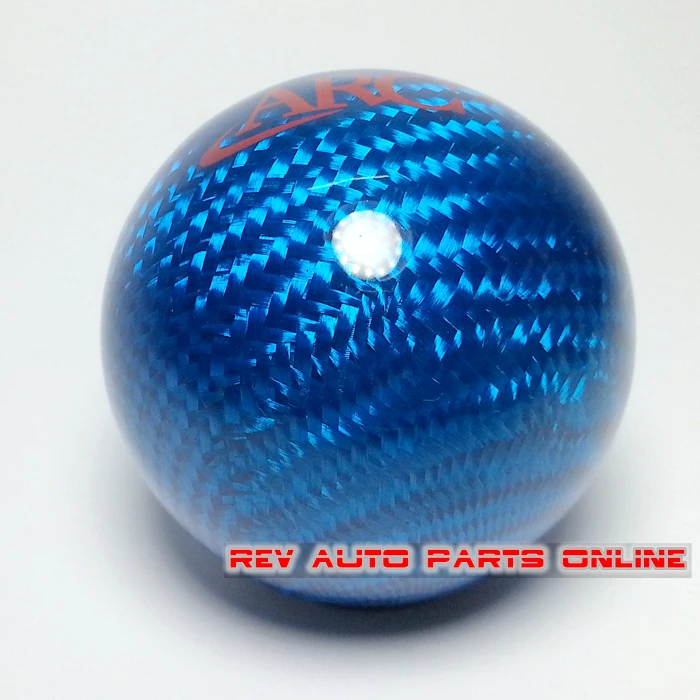 Blue Carbon Fiber ARC Universal Car Gear Shift Knob Racing Shifter Knob