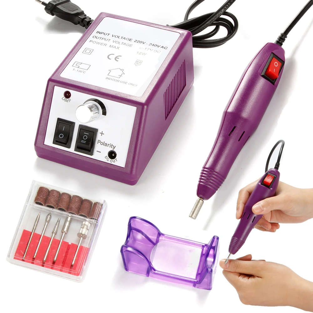 

20000rpm Electric Apparatus Nail Drill Bits Electric Manicure Cutters Manicure Repair Tool Milling Cutters Nail Drill Machine
