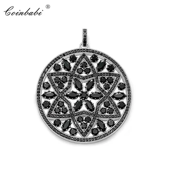 

Pendant Ornament Disc For Women Trendy 925 Sterling Silver Gift Europe Style High Quality Pendant Fashion Jewelry