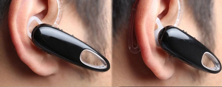 Горячее предложение 2x Bluetooth 6 мм силиконовая гарнитура приемник зажим держатель ушной крючок Замена Петли